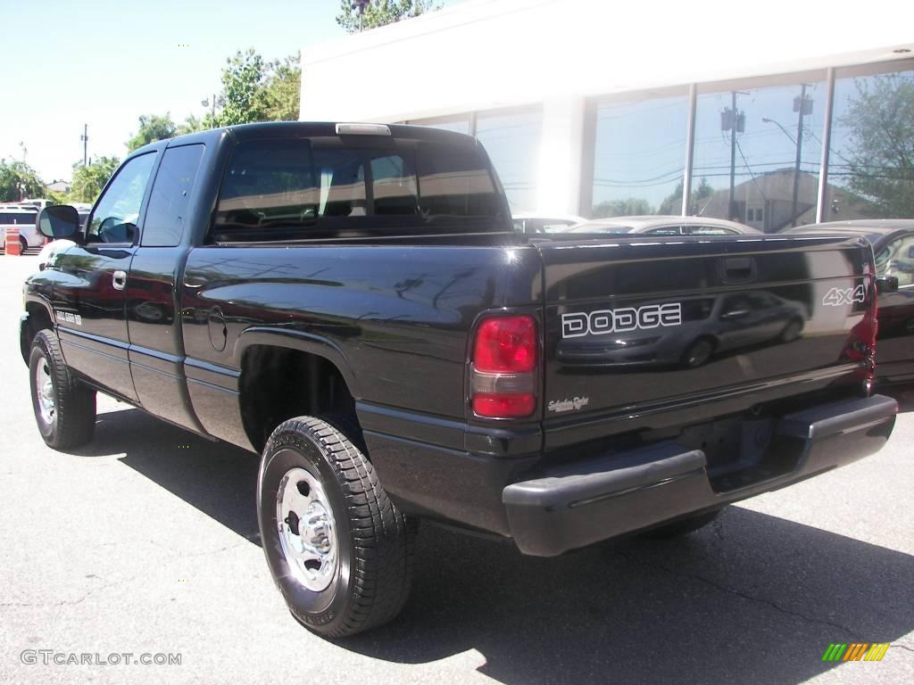 2000 Ram 1500 Sport Extended Cab 4x4 - Black / Agate photo #4