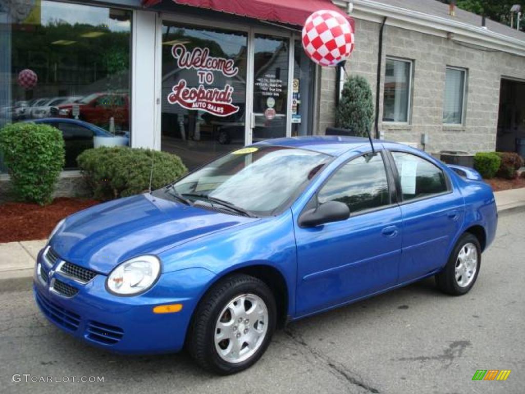 2005 Neon SXT - Electric Blue Pearlcoat / Dark Slate Gray photo #1