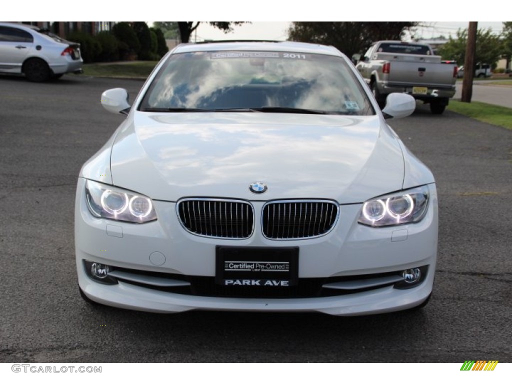 2011 3 Series 328i xDrive Coupe - Alpine White / Saddle Brown Dakota Leather photo #7