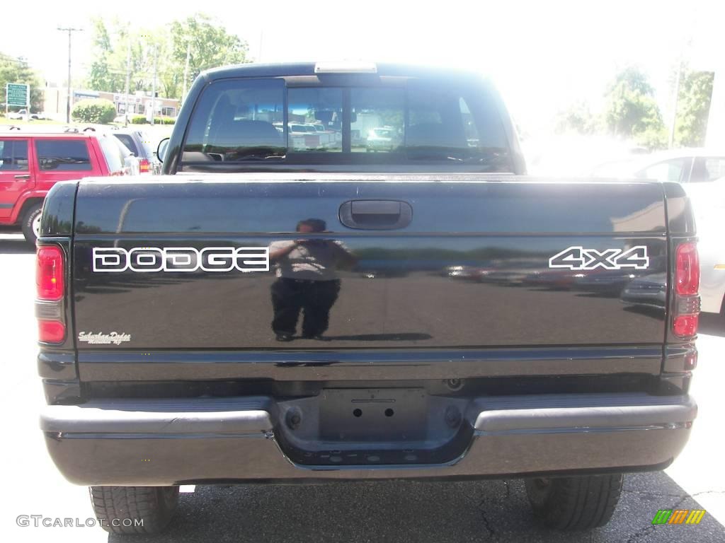 2000 Ram 1500 Sport Extended Cab 4x4 - Black / Agate photo #21