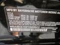 475: Black Sapphire Metallic 2015 BMW 4 Series 435i xDrive Gran Coupe Color Code