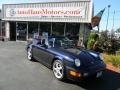 1993 Midnight Blue Metallic Porsche 911 Carrera Cabriolet  photo #2