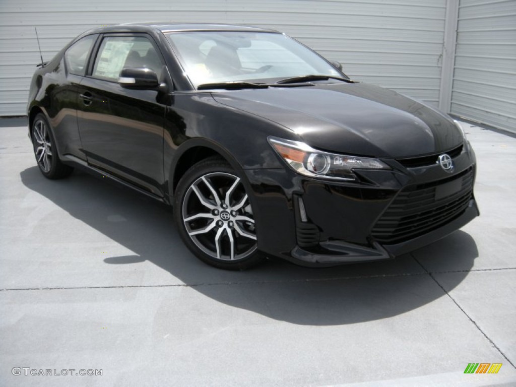 Black 2015 Scion tC Standard tC Model Exterior Photo #96483274