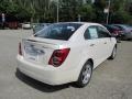 2014 White Diamond Tricoat Chevrolet Sonic LTZ Sedan  photo #6