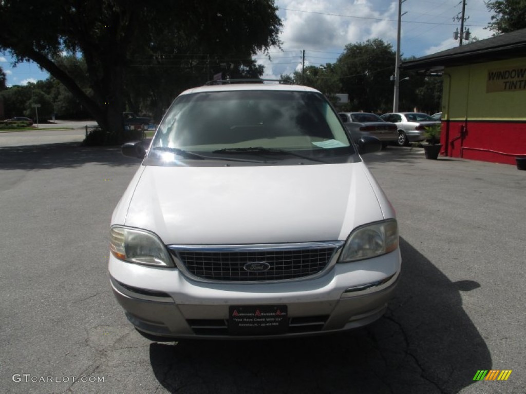 2002 Windstar SEL - Vibrant White / Medium Parchment Beige photo #8