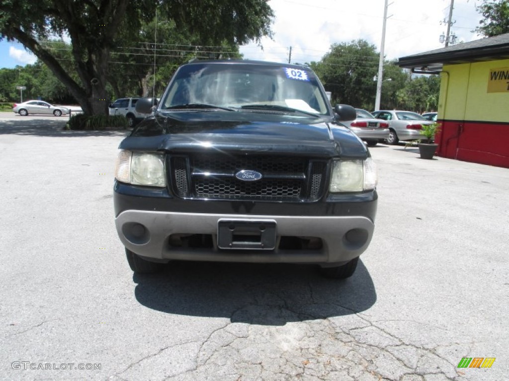2002 Explorer Sport - Black Clearcoat / Graphite photo #8