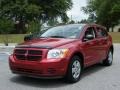 2007 Inferno Red Crystal Pearl Dodge Caliber SE  photo #1