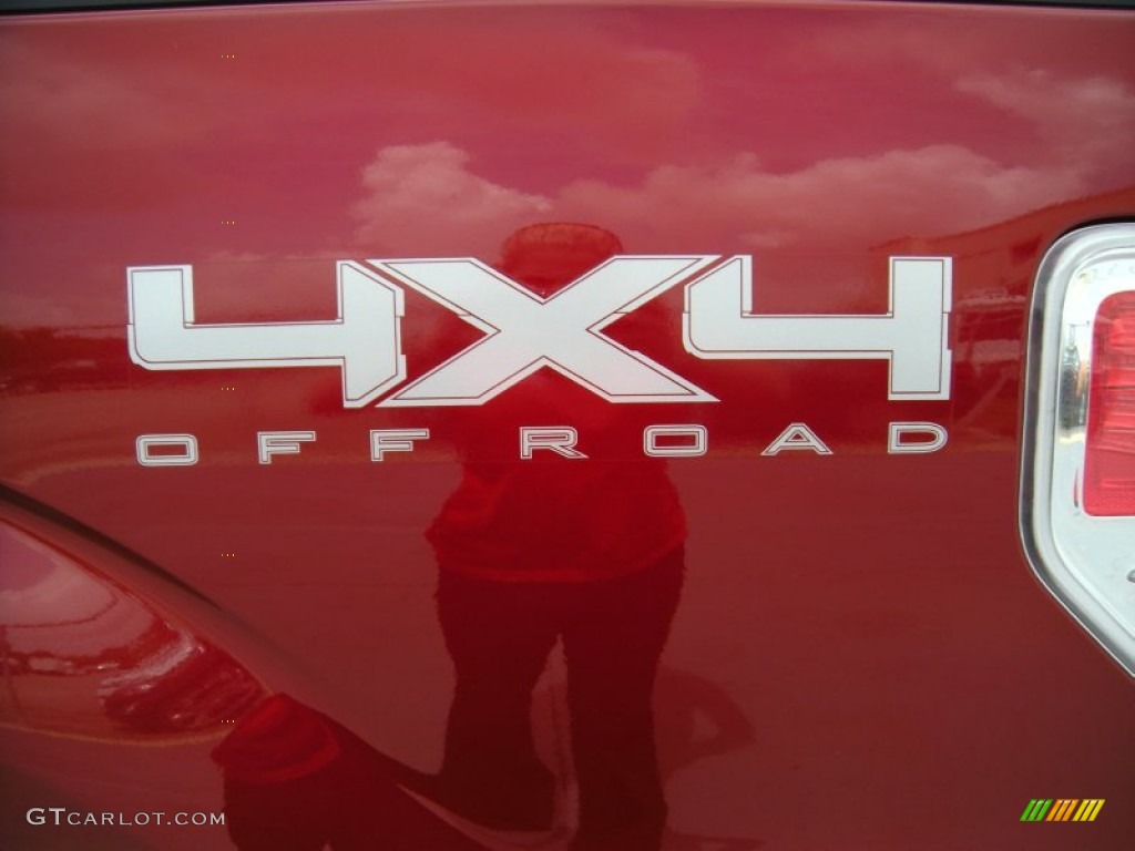 2014 F150 XLT SuperCrew 4x4 - Ruby Red / Steel Grey photo #17
