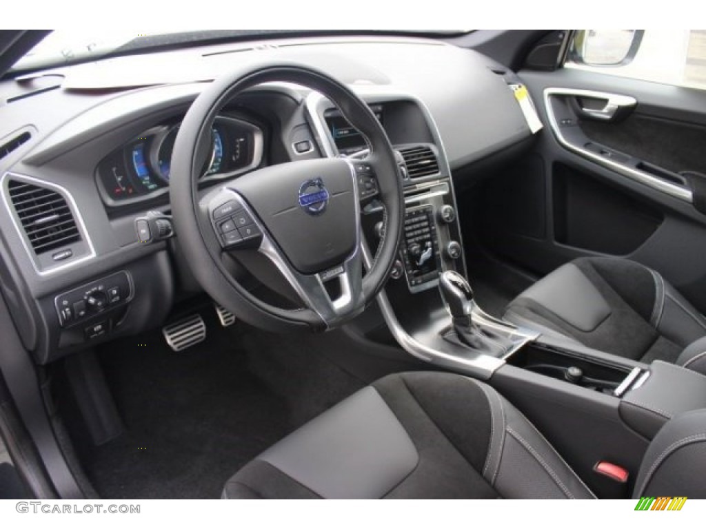 R-Design Off Black Interior 2015 Volvo XC60 T6 AWD R-Design Photo #96489346