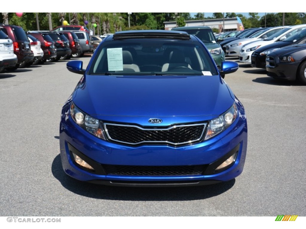 2011 Optima SX - Corsa Blue / Black Sport photo #2