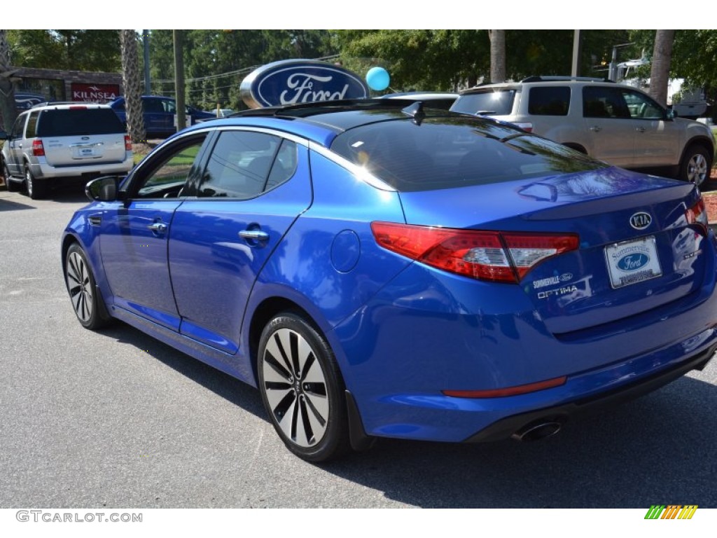 2011 Optima SX - Corsa Blue / Black Sport photo #5