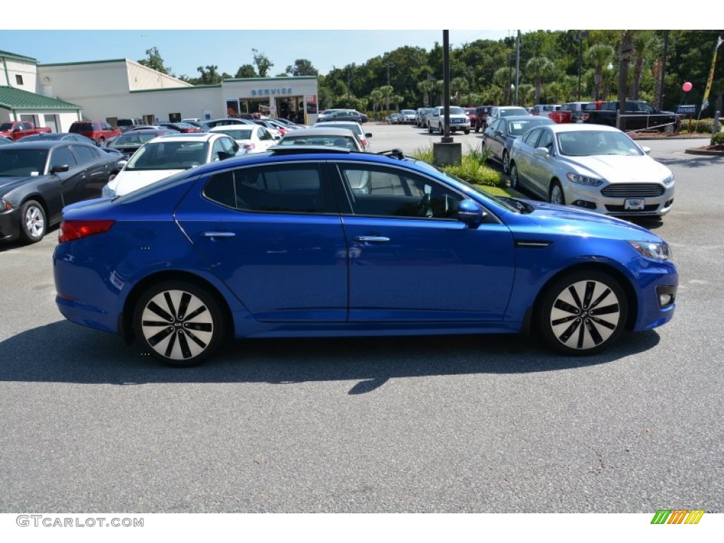 2011 Optima SX - Corsa Blue / Black Sport photo #8