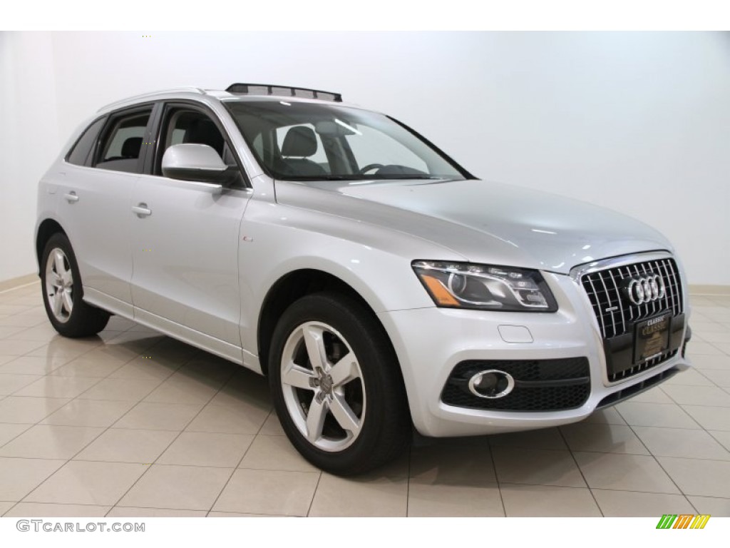 2011 Q5 3.2 quattro - Ice Silver Metallic / Black photo #1