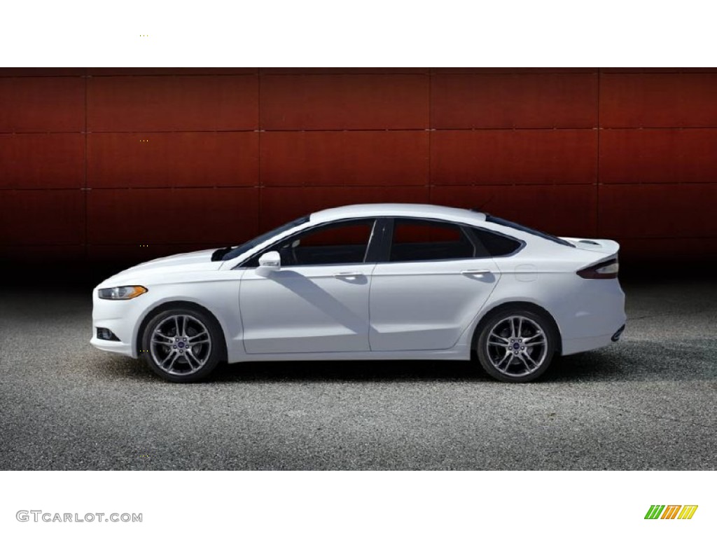 2014 Fusion Hybrid SE - Ice Storm / Charcoal Black photo #13