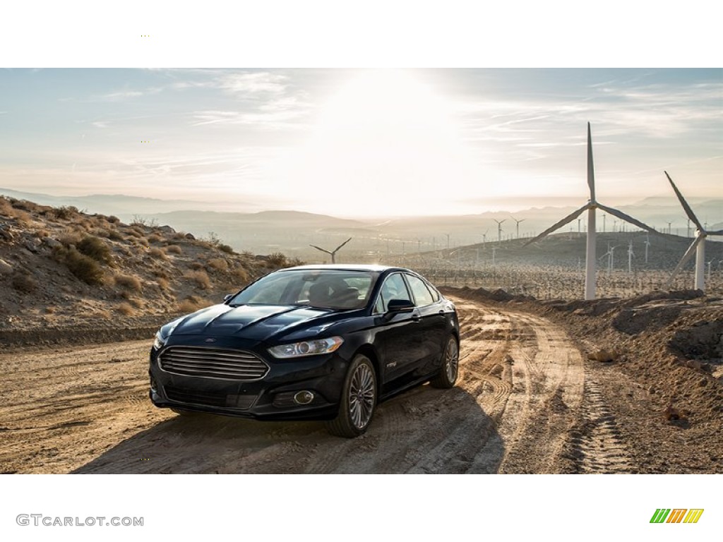 2014 Fusion Hybrid SE - Ice Storm / Charcoal Black photo #18