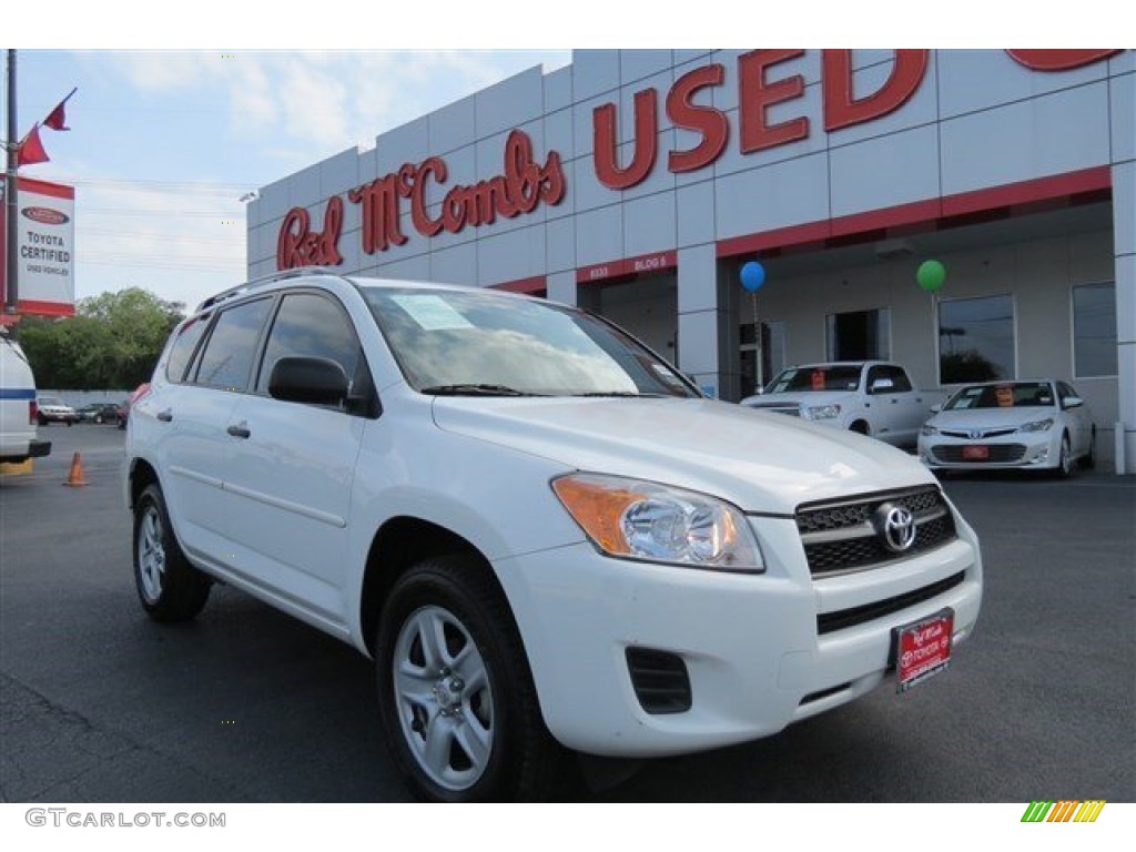 2011 RAV4 I4 4WD - Super White / Sand Beige photo #1