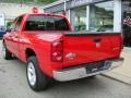 2008 Flame Red Dodge Ram 1500 Big Horn Edition Quad Cab 4x4  photo #2