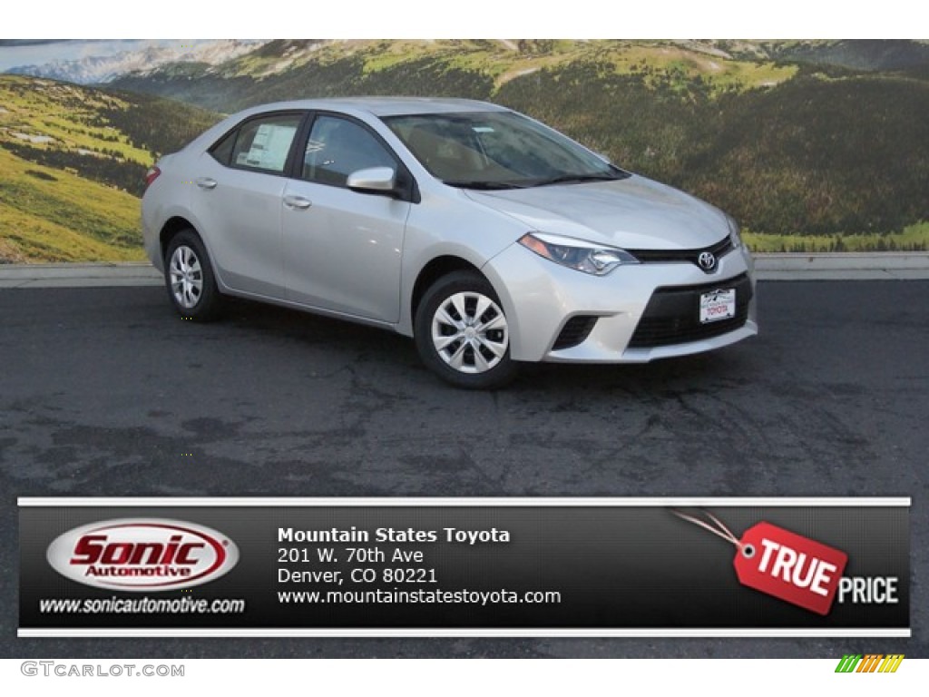 2014 Corolla L - Classic Silver Metallic / Steel Blue photo #1