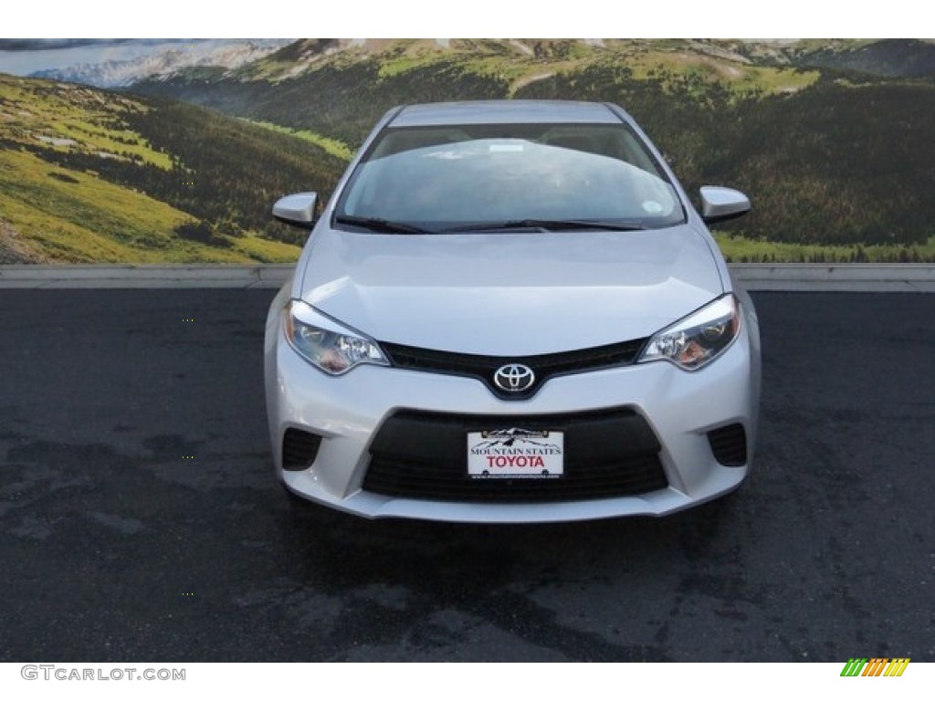 2014 Corolla L - Classic Silver Metallic / Steel Blue photo #2