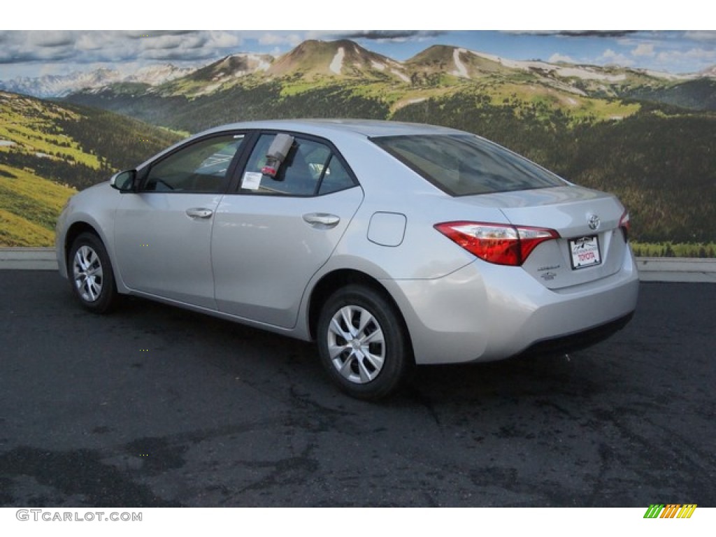 2014 Corolla L - Classic Silver Metallic / Steel Blue photo #3