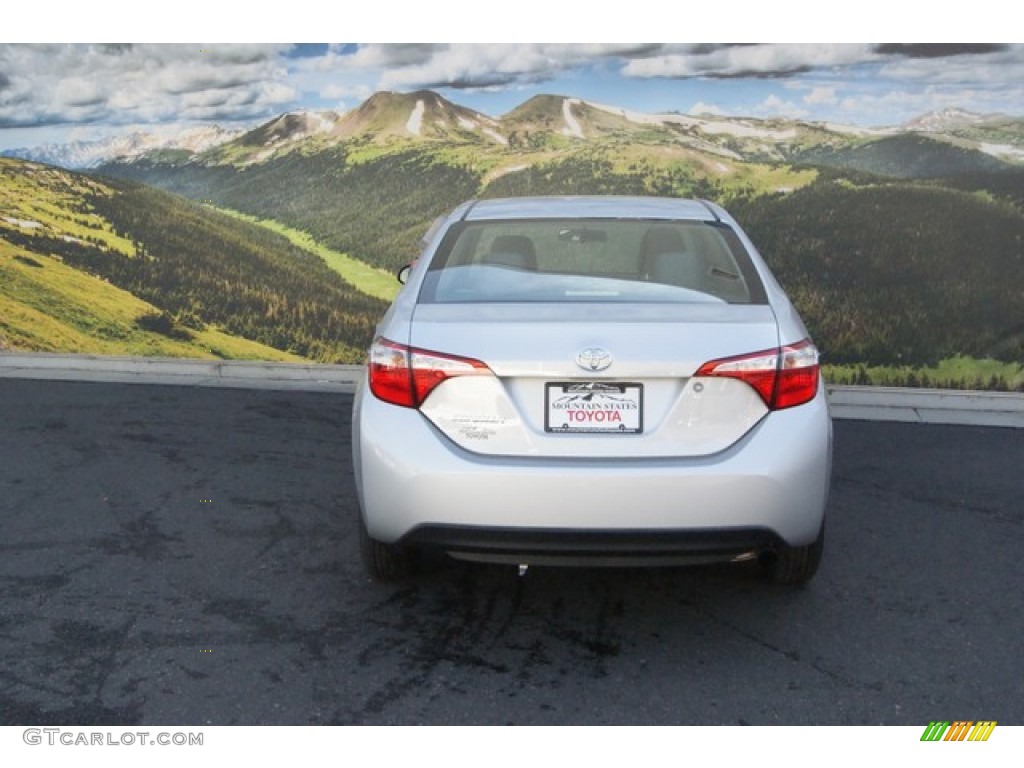 2014 Corolla L - Classic Silver Metallic / Steel Blue photo #4