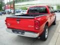 2008 Flame Red Dodge Ram 1500 Big Horn Edition Quad Cab 4x4  photo #4