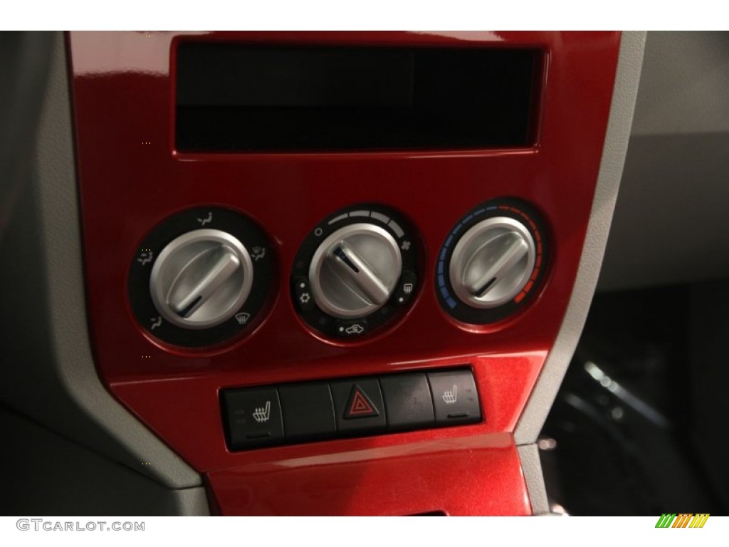 2007 Caliber R/T - Black / Pastel Slate Gray/Red photo #10