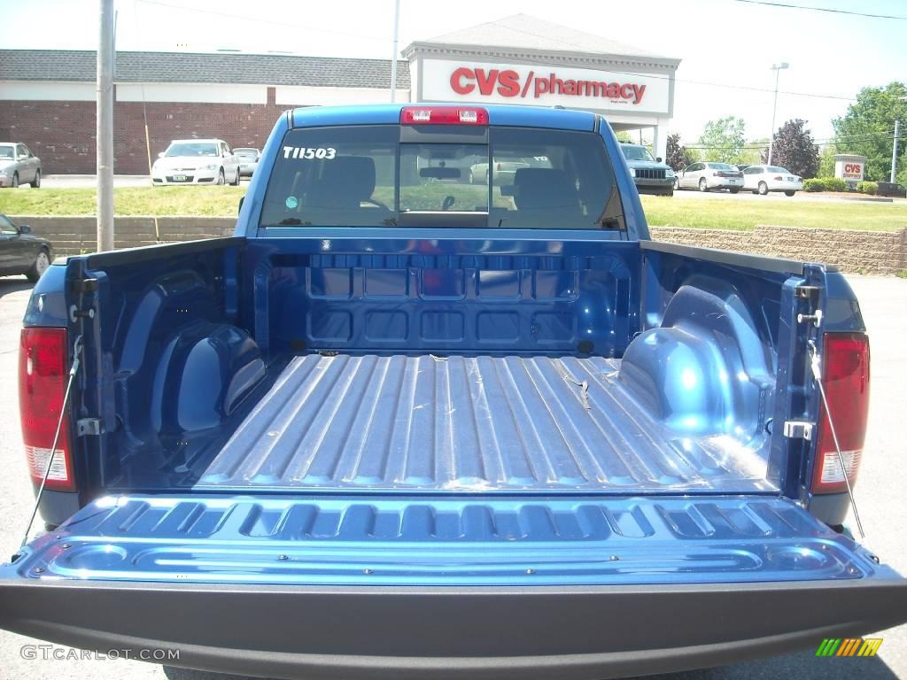 2009 Ram 1500 SLT Quad Cab 4x4 - Deep Water Blue Pearl / Dark Slate/Medium Graystone photo #10