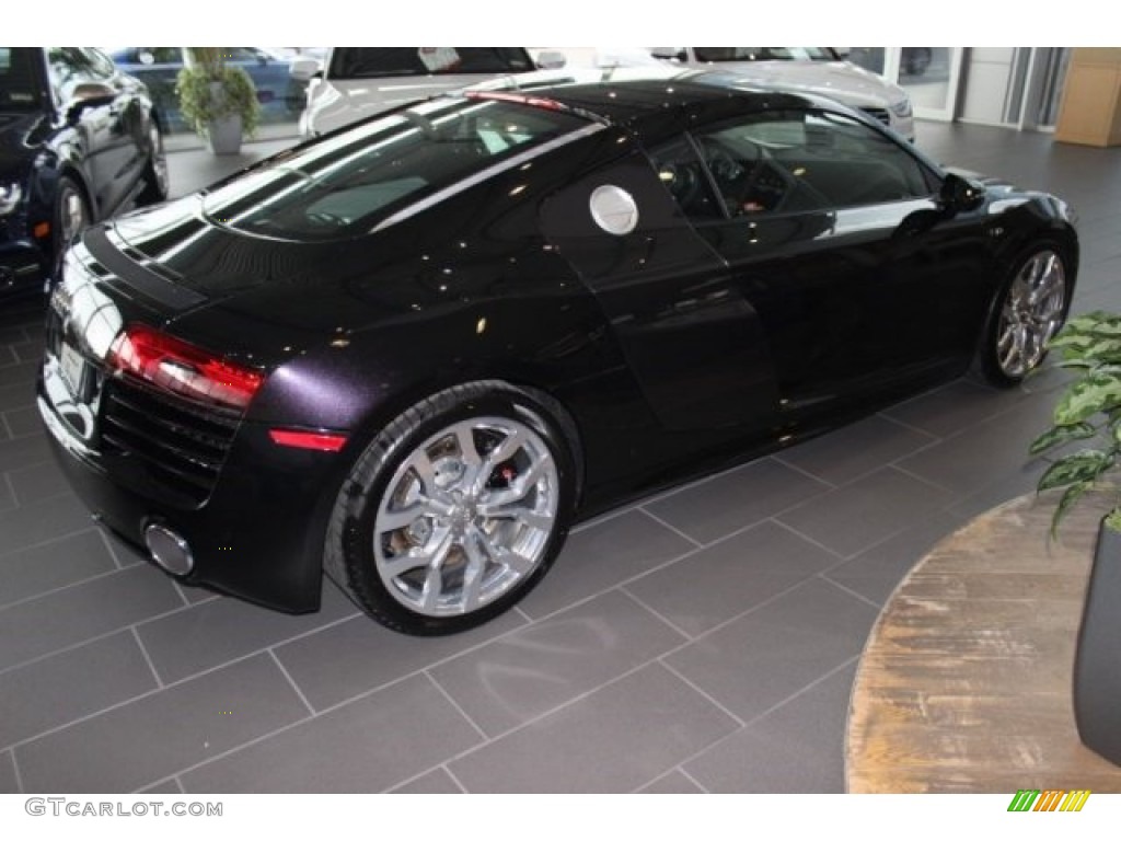 Panther Black Crystal 2014 Audi R8 Coupe V10 Exterior Photo #96502093
