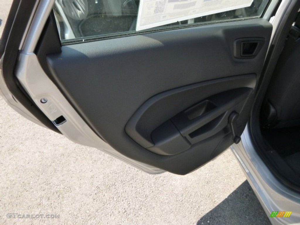 2015 Fiesta S Sedan - Ingot Silver Metallic / Charcoal Black photo #12