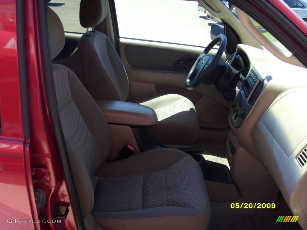 2003 Escape XLT V6 - Redfire Metallic / Medium Dark Pebble photo #11