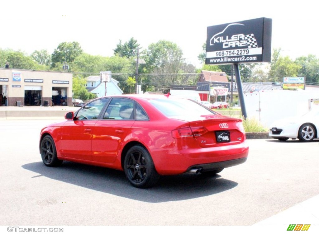 2009 A4 2.0T Premium quattro Sedan - Brilliant Red / Cardamom Beige photo #5