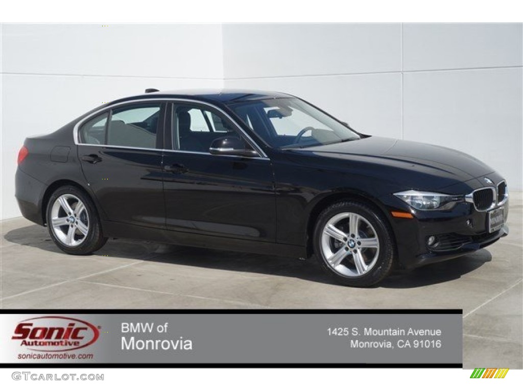 2015 3 Series 328i Sedan - Jet Black / Black photo #1