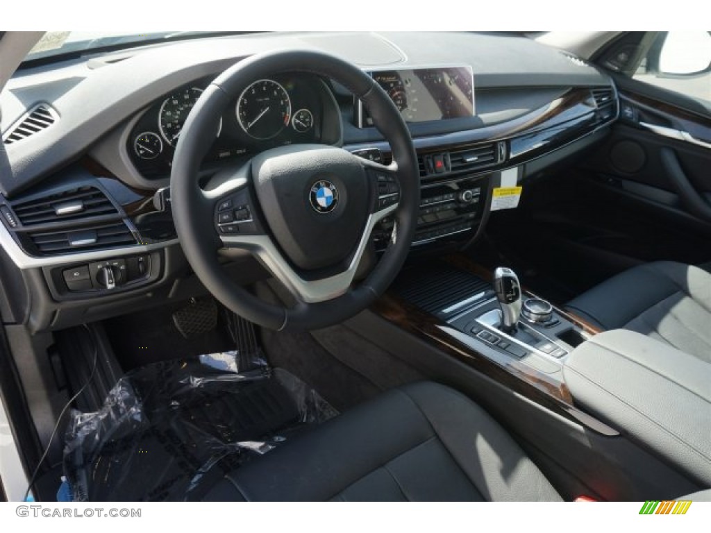 Black Interior 2015 BMW X5 sDrive35i Photo #96507313