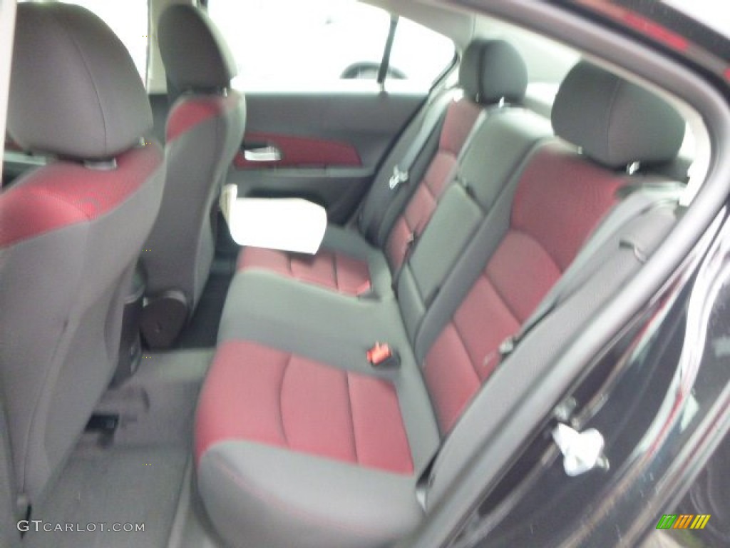 2014 Cruze LT - Black Granite Metallic / Jet Black/Sport Red photo #12