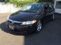 Crystal Black Pearl 2011 Honda Civic LX-S Sedan