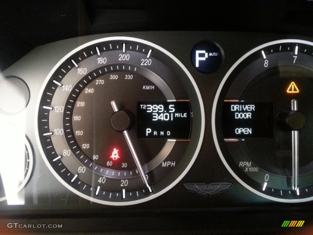 2009 Aston Martin DBS Coupe Gauges Photo #96509385