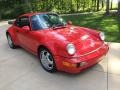 Guards Red 1992 Porsche 911 Turbo Coupe