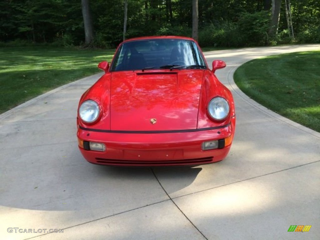 1992 911 Turbo Coupe - Guards Red / Black photo #2