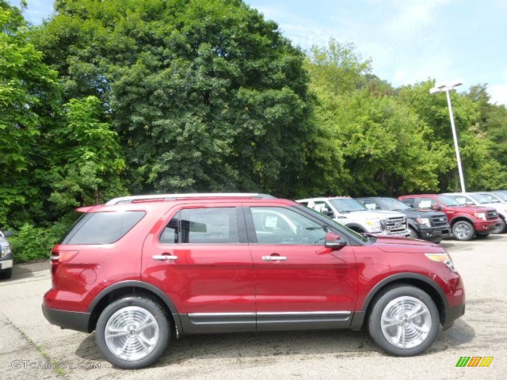 Ruby Red Ford Explorer