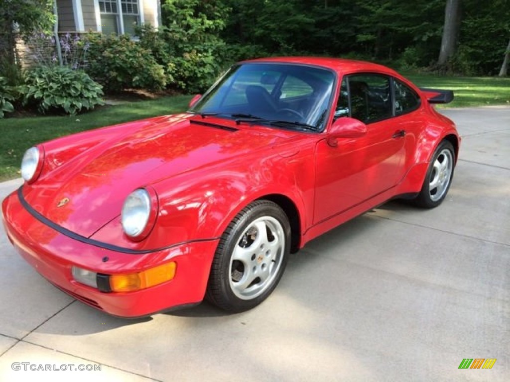1992 911 Turbo Coupe - Guards Red / Black photo #3