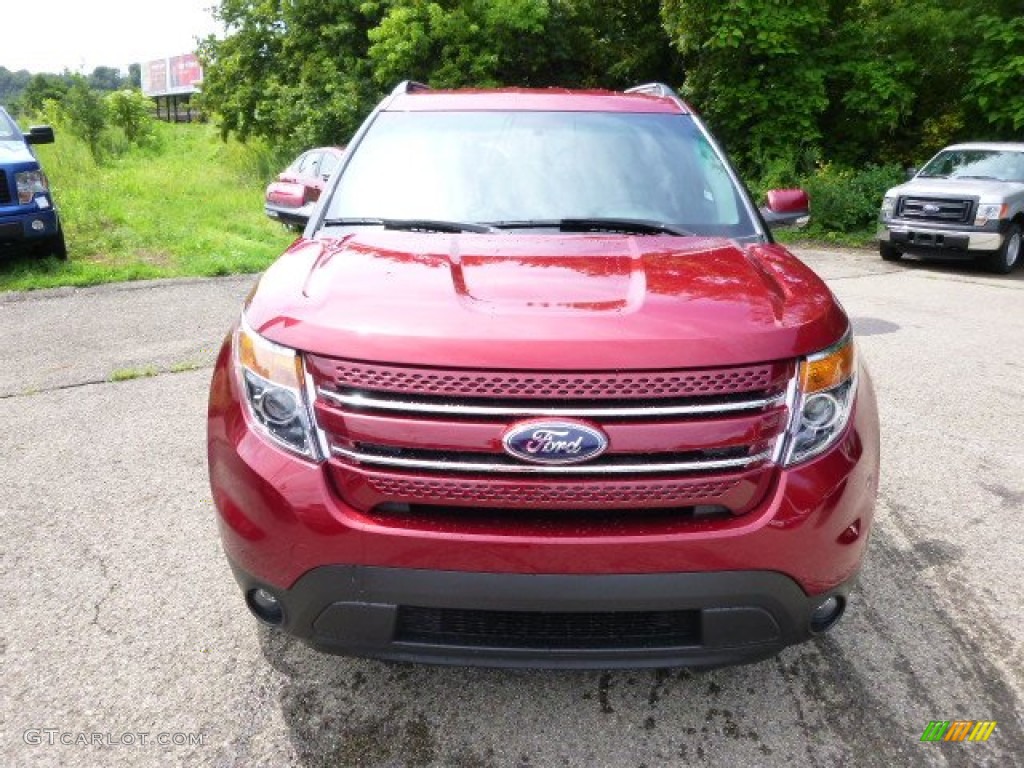 2015 Explorer Limited 4WD - Ruby Red / Medium Light Stone photo #3