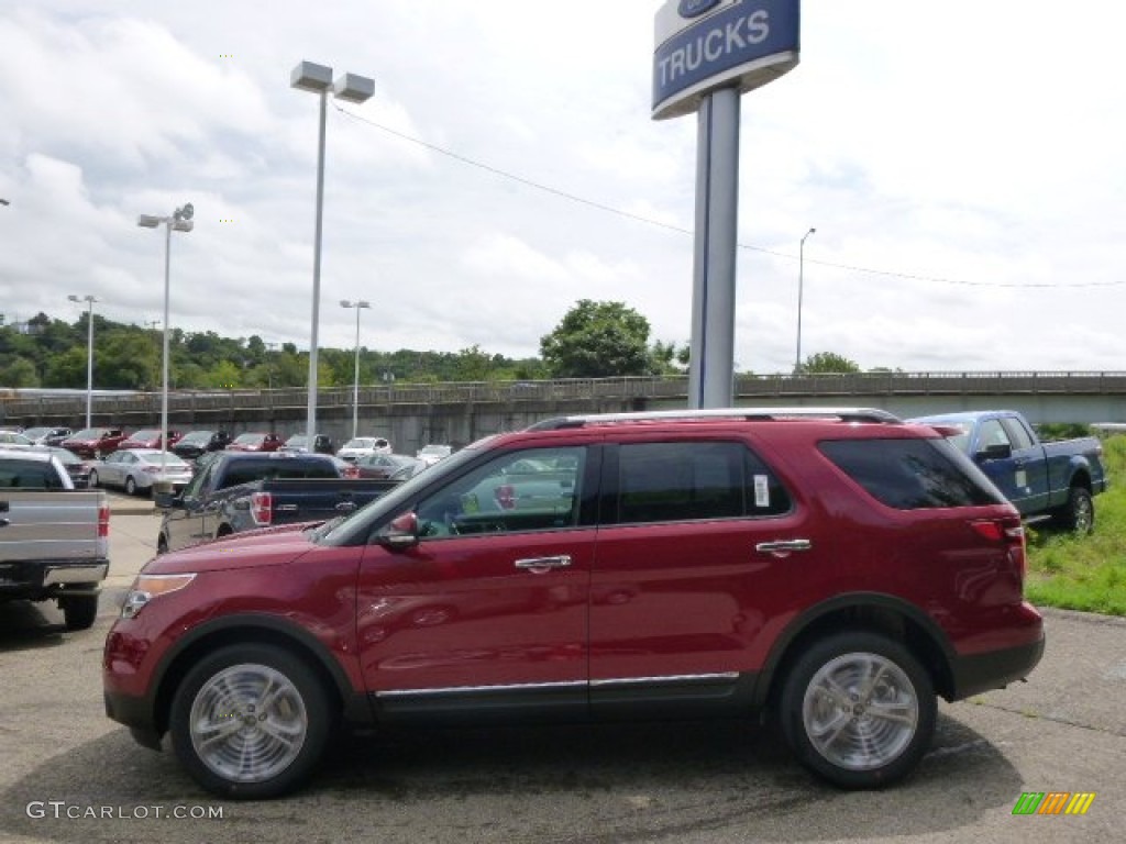 2015 Explorer Limited 4WD - Ruby Red / Medium Light Stone photo #5
