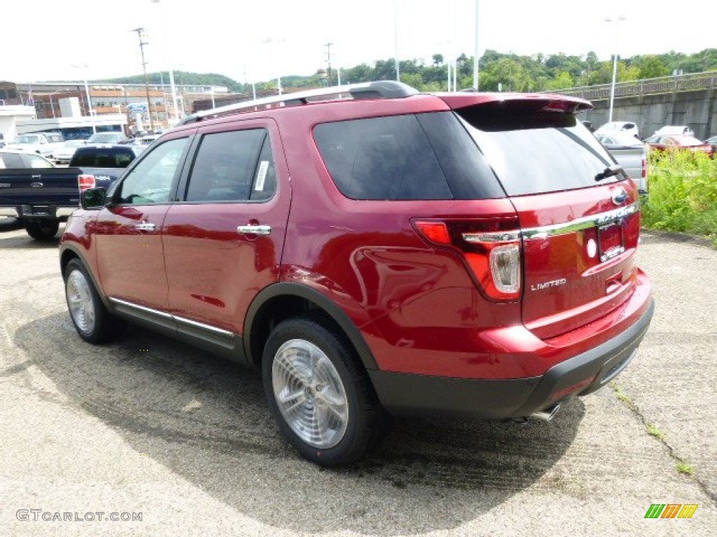 2015 Explorer Limited 4WD - Ruby Red / Medium Light Stone photo #6