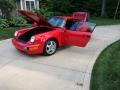 1992 Guards Red Porsche 911 Turbo Coupe  photo #9