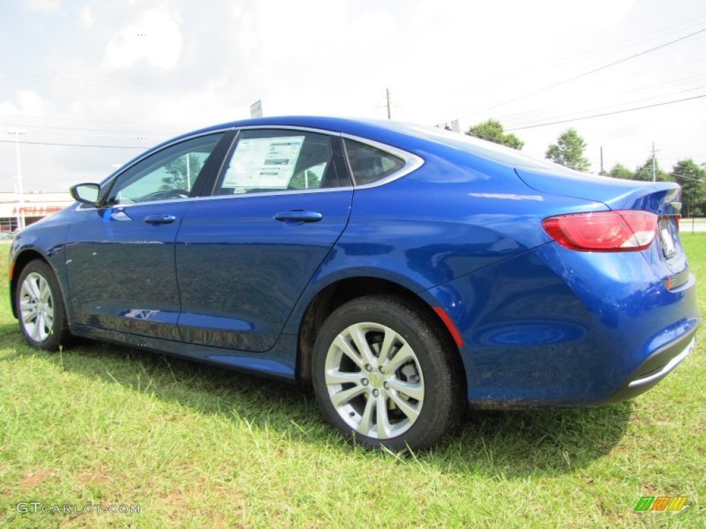 Vivid Blue Pearl 2015 Chrysler 200 Limited Exterior Photo #96511689