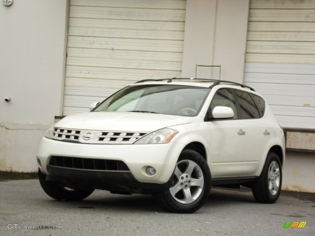 Glacier Pearl White Nissan Murano