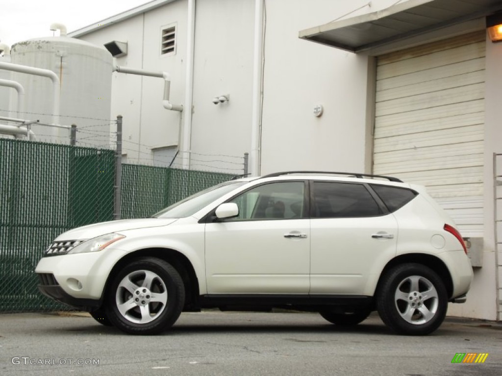 2005 Murano SL - Glacier Pearl White / Cafe Latte photo #4