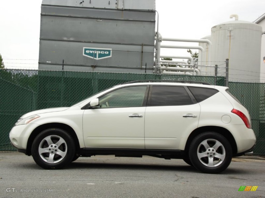 2005 Murano SL - Glacier Pearl White / Cafe Latte photo #5