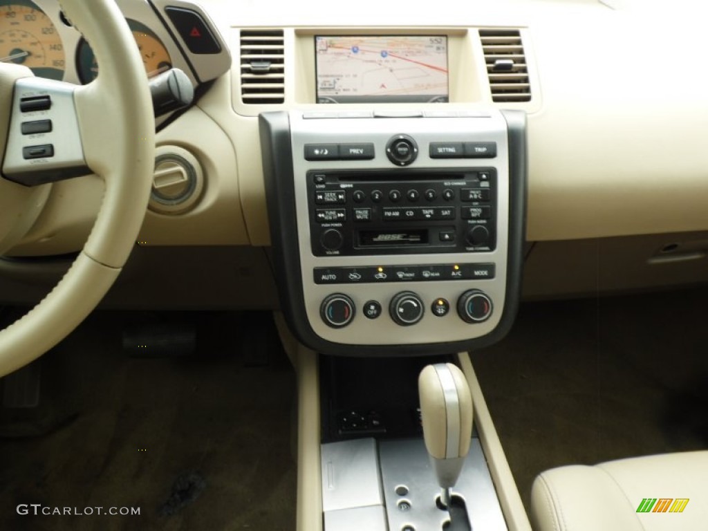 2005 Murano SL - Glacier Pearl White / Cafe Latte photo #17